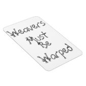 Weber müssen mit einem Zauber versehen sein Magnet (Rechte Seite)