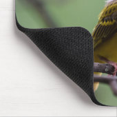 Weber, Vogel, Gelber Vogel Mousepad (Ecke)
