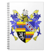 Weber-Wappen Familienwappen Notizblock (Vorderseite)