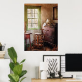 Weberei - In der Weberei-Hütte Poster (Heimbüro)