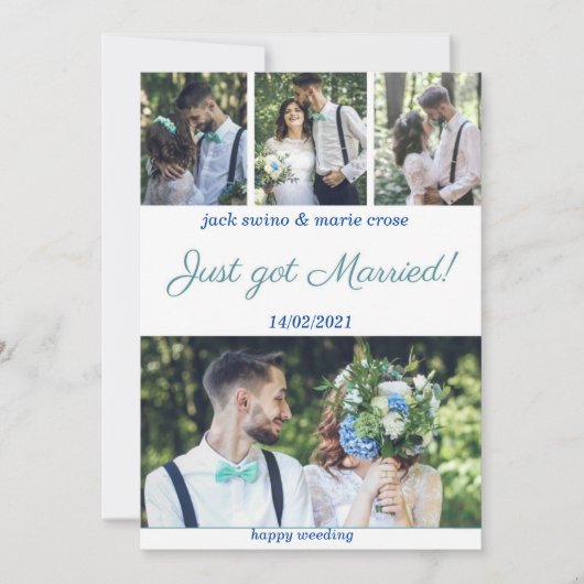 Webereinladung, 5" x 7", Matte, Stan, einfach Einladung (Vorderseite)