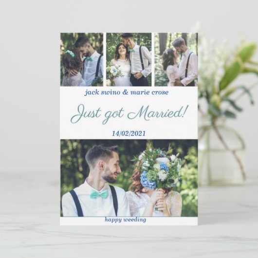 Webereinladung, 5" x 7", Matte, Stan, einfach Einladung (Stehend Vorderseite)