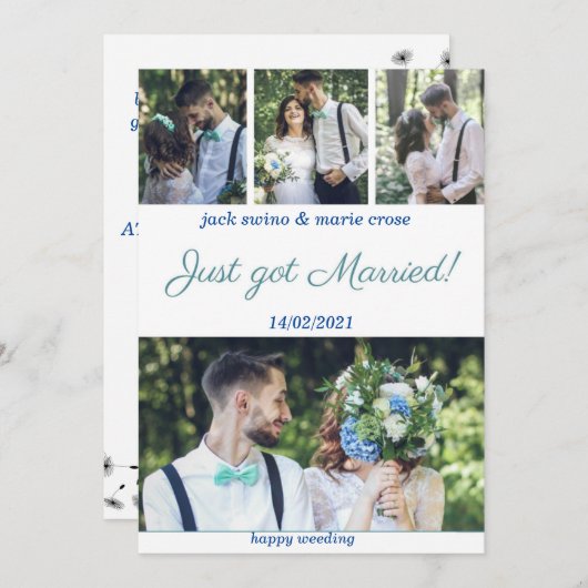 Webereinladung, 5" x 7", Matte, Stan, einfach Einladung (Vorne/Hinten)