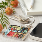 Weberin Schlüsselanhänger (Vorderseite rechts)