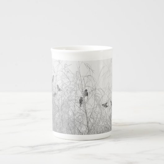 Webervögel Porzellantasse (Vorderseite)