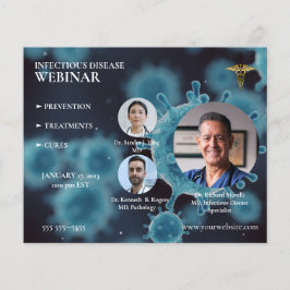 Webinar über Medizin und Gesundheitswesen Flyer