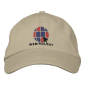 Webinology Cap Bestickte Baseballkappe (Vorderseite)