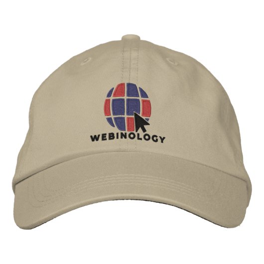 Webinology Cap Bestickte Baseballkappe (Vorderseite)