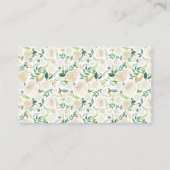 Webkarten für rustikale und romantische Hochzeiten Begleitkarte (Rückseite)