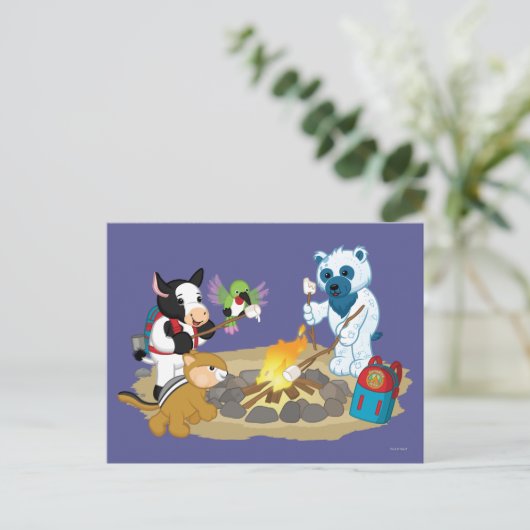 Webkinz | Campfire Marshmallows 2 Postkarte (Stehend Vorderseite)