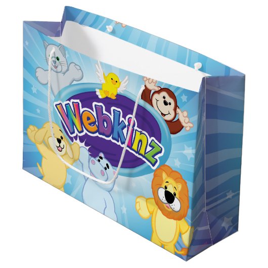 Webkinz: Come in and Play Große Geschenktüte (Vorderseite Schrägansicht)
