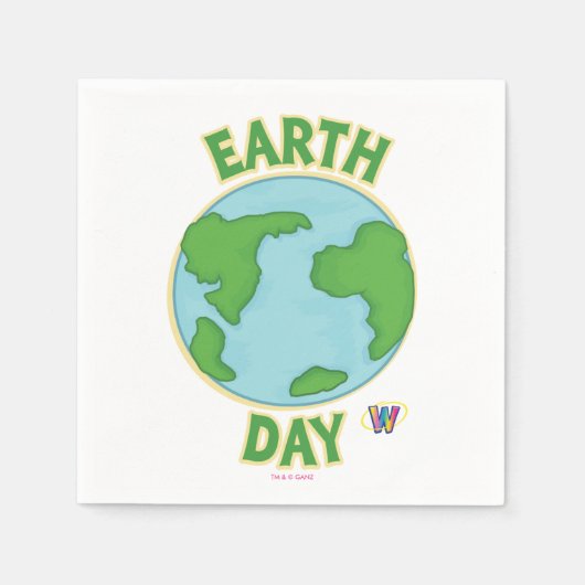 Webkinz Earth Day Serviette (Vorderseite)