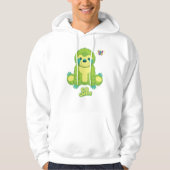 Webkinz gehen Muster grünes Hoodie (Vorderseite)
