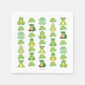 Webkinz Go Green Pattern Serviette (Vorderseite)