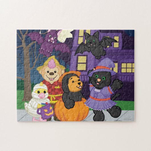 Webkinz Halloween Trick oder Leckerei Puzzle (Horizontal)
