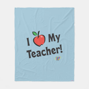 Webkinz: I Liebe mein Lehrer! Fleecedecke