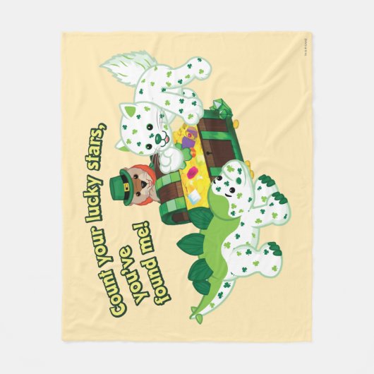 Webkinz Kobold
Klee-Katze
Glücklicher Dino Fleecedecke (Vorderseite)