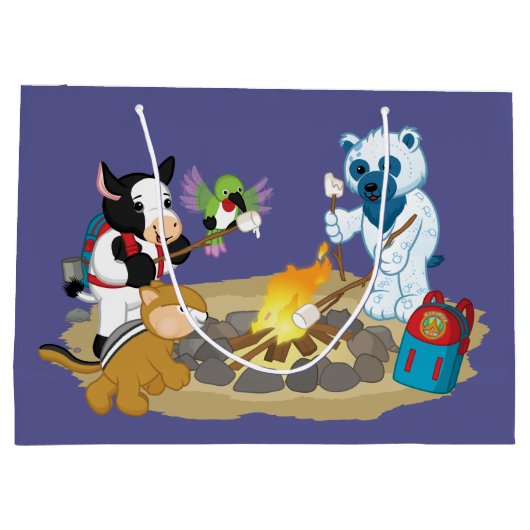 Webkinz | Lagerfeuer-Eibische Große Geschenktüte (Rückseite)