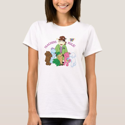 Webkinz: Lehrer-Regel! T-Shirt (Vorderseite)