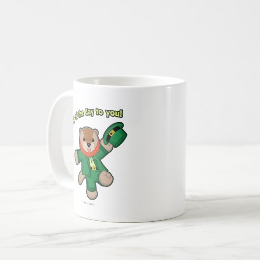 Webkinz Leprachaun Kaffeetasse (Vorderseite Links)