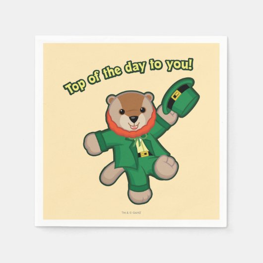 Webkinz Leprachaun Serviette (Vorderseite)