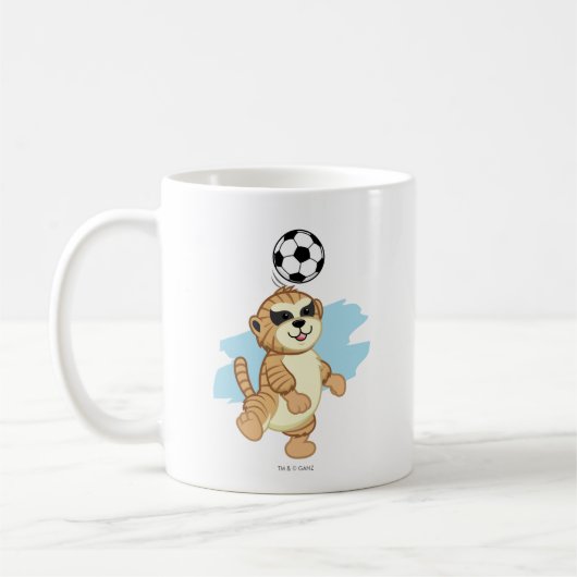 Webkinz | Meerkat, das Fußball 2 spielt Kaffeetasse (Links)