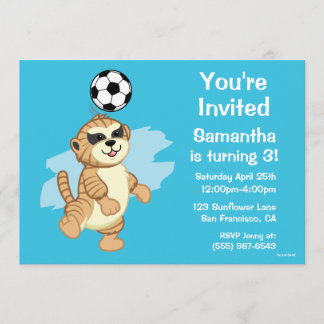 Webkinz| Meerkat Playing Soccer Einladung