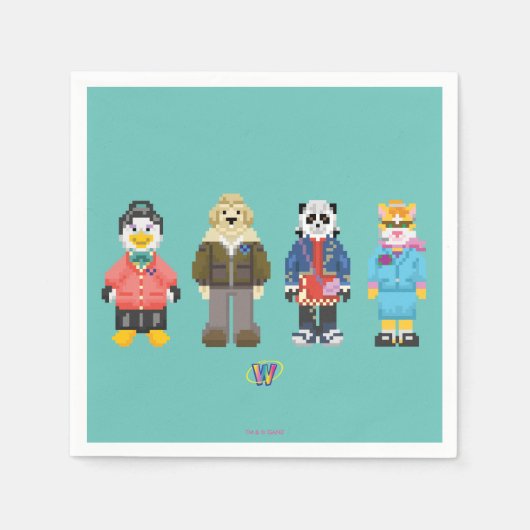 Webkinz Pixel Hosts Serviette (Vorderseite)