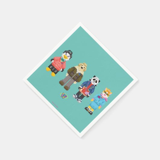 Webkinz Pixel Hosts Serviette (Ecke)