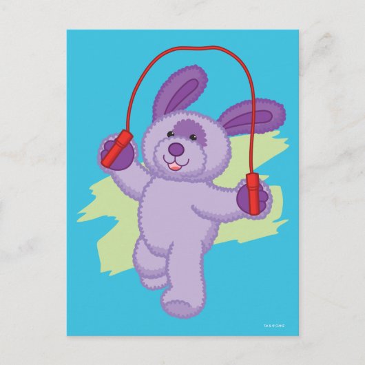 Webkinz | Soda Pup Skipping Rope 2 Postkarte (Vorderseite)