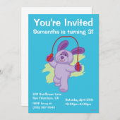 Webkinz | Trauben-Soda-Welpen-überspringendes Seil Einladung (Vorne/Hinten)