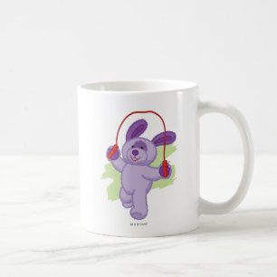 Webkinz Trauben-Soda-Welpen-überspringendes Seil Kaffeetasse