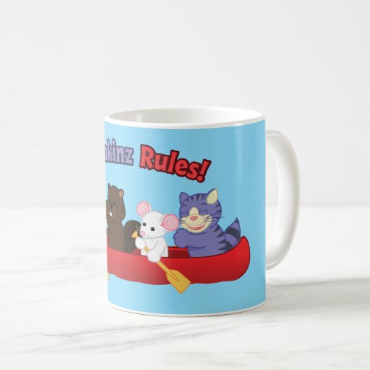 Webkinz | Webkinz Regel-Kanu-Reise 2 Kaffeetasse (VorderseiteRechts)
