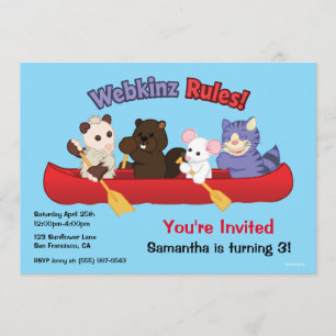Webkinz   Webkinz Regel-Kanu-Reise Einladung