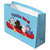 Webkinz | Webkinz Regel-Kanu-Reise Große Geschenktüte (Rückseite Schrägansicht)