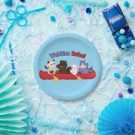 Webkinz | Webkinz Regel-Kanu-Reise Pappteller (Party)
