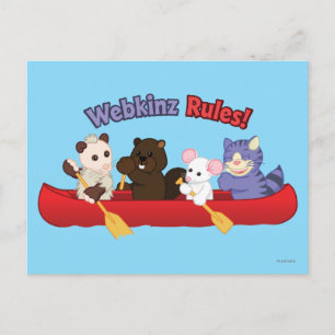 Webkinz   Webkinz Regeln Kanufahrt 2 Postkarte