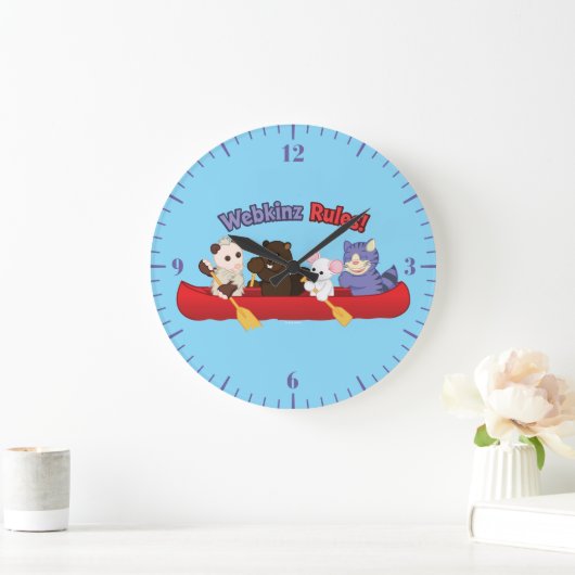 Webkinz | Webkinz Regeln Kanufahrt Große Wanduhr (Zuhause)