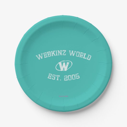 Webkinz Welt Est. 2005 Pappteller (Vorderseite)