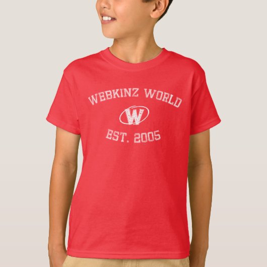 Webkinz Welt Est. 2005 T-Shirt (Vorderseite)