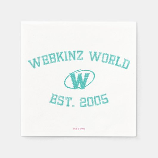 Webkinz World Est. 2005 Serviette (Vorderseite)