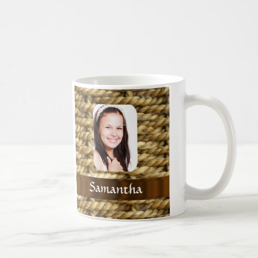 Webkörbe-Fotovorlage Kaffeetasse (Rechts)