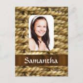 Webkörbe-Fotovorlage Postkarte (Vorderseite)