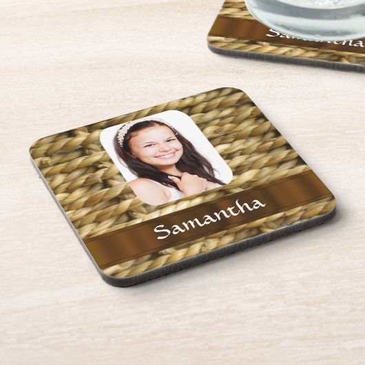 Webkörbe-Fotovorlage Untersetzer (Linke Seite)