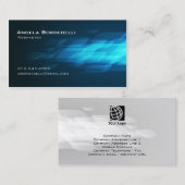Webmaster Computer InternetTechnical BlueFlashback Visitenkarte (Vorne/Hinten)