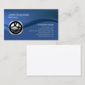 Webmaster Internet Globe-Netzwerk-Symbol Visitenkarte (Vorne/Hinten)