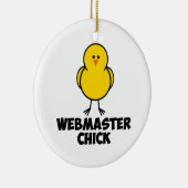 Webmaster-Küken Keramikornament (Rechts)