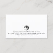 Webmaster Network Points Icon Visitenkarte (Rückseite)