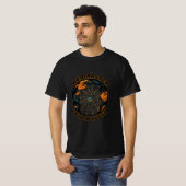 Webmaster-Spinnenkönigin Herbstdesign T-Shirt (Vorne ganz)