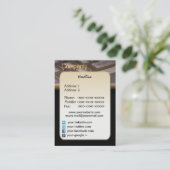 Webmaster-Visitenkarte Visitenkarte (Stehend Vorderseite)